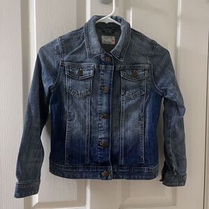 Crewcuts J Crew Stretch Denim Jean Jacket Girls Size 10